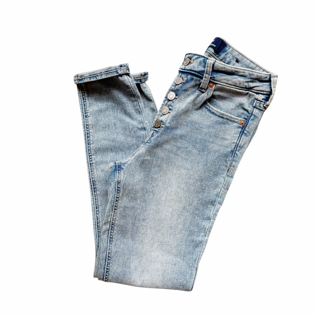 GAP High Rise Universal Legging Denim Skinny Jeans Button Fly Women’s Size 4/27